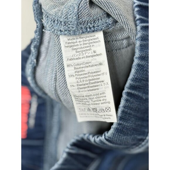 J Crew Crewcuts Girls Size 7 Runaround Pull On Stretch Denim Jeans Blue - Picture 5 of 9